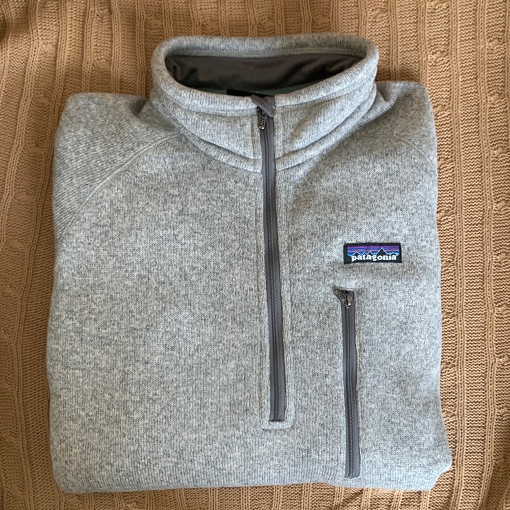Patagonia Better Sweater 1/4 Zip Gray Men’s Small